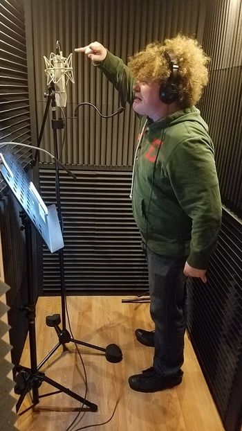Justin Moore (Drigh) tracking vocals.
