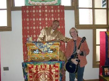Steve & Anyen Rinpoche

