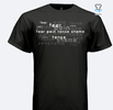 T-Shirt (Front: Fear Pain Shame / Back: Modal Citizan with Sign of The Citizan)