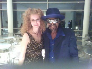 With DC's Go-Go legend Chuck Brown
