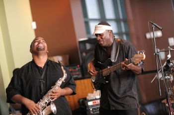 Groovin with Brian Cunningham....Photo by Michael Clark
