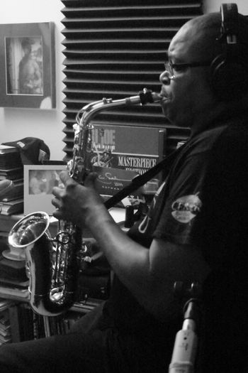 Letron Brantley Laying some sax down
