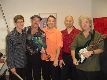 The Doug Cameron Band: Chad Wackerman, Doug Cameron, Jim Gasior, DJ, Mike Miller
