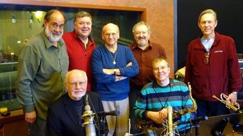 Jazz for the Earth recording session The Presbybop Sextet with sax legend David Liebman
