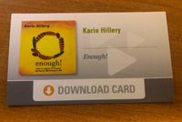 enough!: Download Card