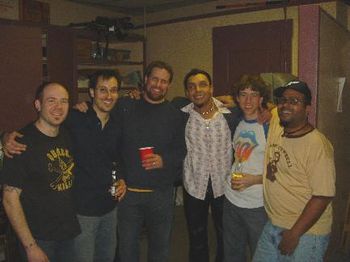 Backstage at the 2006 CottonMouth reunion
