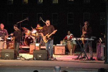 2006.09.01 Sitting in with Los Lobos - Boarding House Park in Lowell, MA
