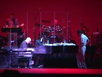 On Stage With Gregory Hines (at right in photo) - April 2001
