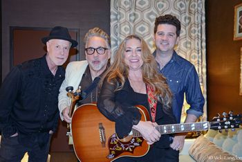 March 22, 2022. Carlene and her band The Lucky Ones: Al Hill, Chris Casello, and Patrick Bubert.
