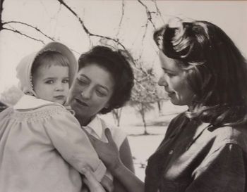Carlene, grandma Maybelle, and mom June.
