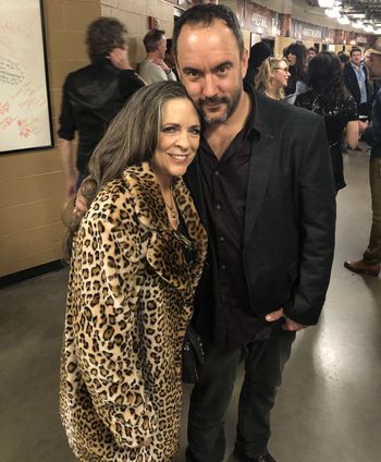January 12, 2019. Carlene and Dave Matthews backstage at "Willie Nelson: Life & Songs Of An American Outlaw." Bridgestone Arena. Nashville, TN.
