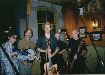 The Original Pagans at Dubliners Irish Pub where we played monthly for 4 years before the bar shut down. 1999-2003
