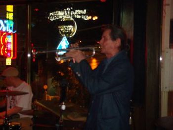 Moray and Christopher Fryman on trumpet, Kyoto Japan, via England, Canada, and Borneo
