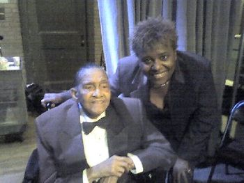 Backstage with the great Jimmy Scott!
