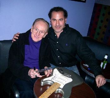 HP HANGIN WITH LES PAUL IN NYC
