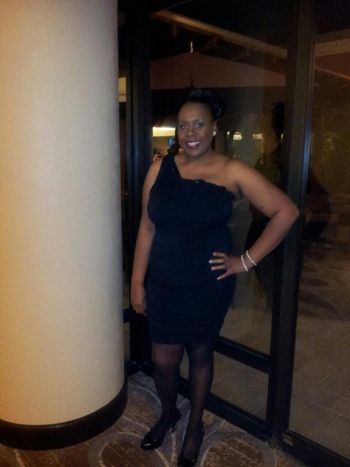 Me at the Kappa Alpha Psi Fraternity Black & White Ball
