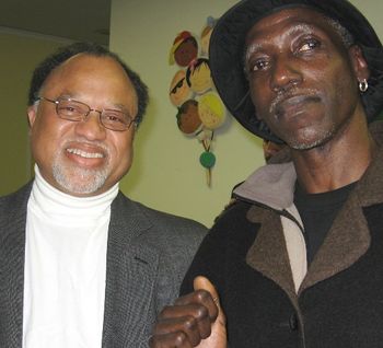 ChasWVLarryMelHoover071 Larry with Charleston WV Unitarian Universalist minister Mel Hoover 2007
