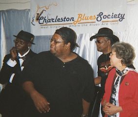 ChasPost57406OseeLarryWDavis1 Charleston WV Legion post 57: Larry with Osee Anderson, Willie Davis, Barrelhouse Bonni
