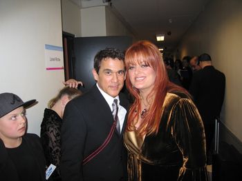 Wynonna and I backstage in Norway at Nobel Peace Prize Ceremony after she performed with BBC Orchest
