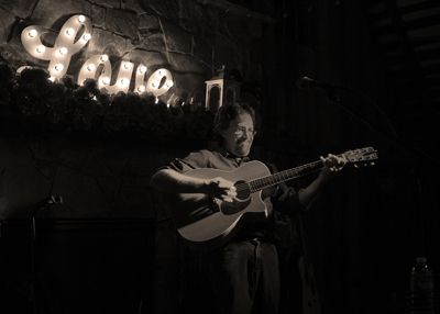 Andrew McKnight love in black and white in performance, photo by William Douglas Graham