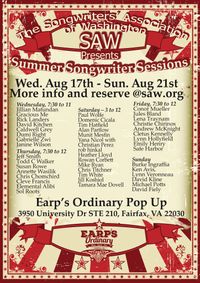 SAW Presents Summer Songwriter Sessions