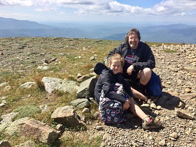 An incredible vista in the land above the trees on Mt. Eisenhower