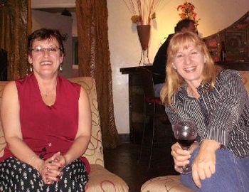 My friend Judy Carol with Debbie Johnson
