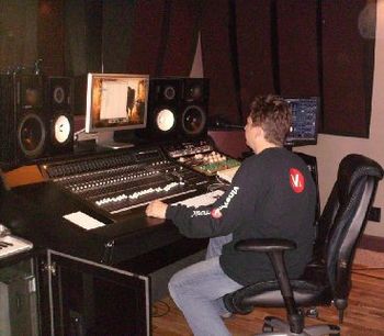 Mix House owner and Mr. Wonder-Ear Himself, Scott Pergande, working away!
