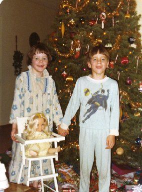 Me with my "Cathy Quick Curl" doll. She was my first doll with long hair (1976).
