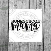 Homeschool Mama Downloadable SVG