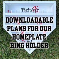 Homeplate Ring Holder Downloadable Plans