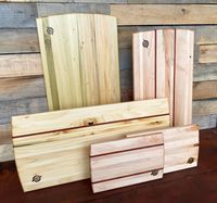 Maple Charcuterie Boards with Exotic Wood Accents