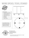 Wire Spool Tool Stand Downloadable Plans