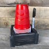 Rustic Wooden Solo Cup Holder