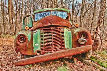 Photo_of_rusty_old_truck OUT TO PASTURE
