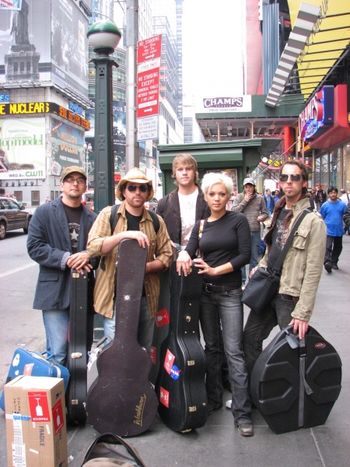 On The Way To Nokia Theatre, On Tour With Nick Lachey, Times Square, NYC (2)
