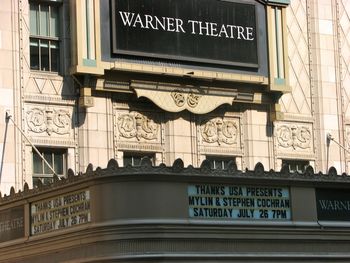 Marquee At Warner Theatre, Washington, DC
