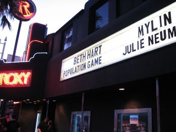 Marquee At The Roxy
