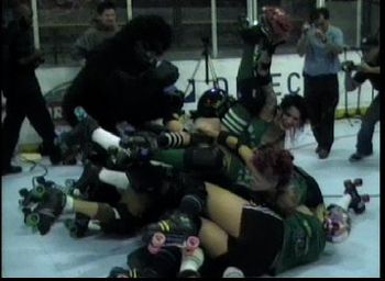 dogpile at the end of the video
