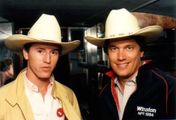 Joel Reese and George Strait 1985 