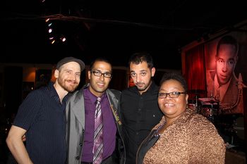 Michael, Joshua, Marcin and Lucy @ The Jazz Showcase Photo by Chicago Studio Club
