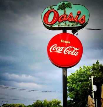 Oasis Coca-cola Sign
