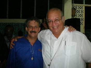 John & Bishop Rivas, St. Vincent, West Indies Oct. 2006
