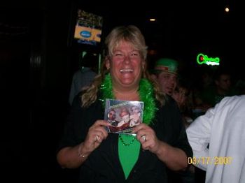 New fan Kari at Finn McCool's on St. Patrick's Day 2007
