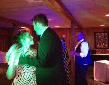 A slow dance for a newly engaged couple
