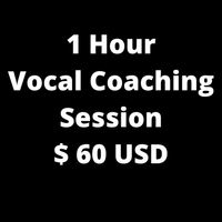 Vocal Coaching 1 Hour