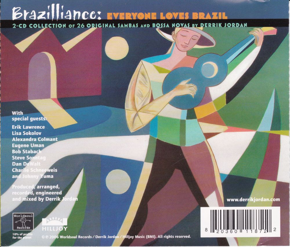 The rear cover of Brazilliance