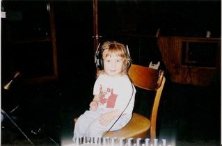 Danielle listens to her Dad's recordings with John Ellison at Ultrasonic Studios, New Orleans, Louisiana.  (Ellison wrote "Some Kind of Wonderful")

