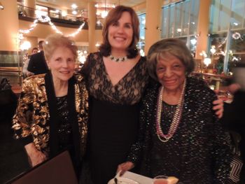 Sandra with PNW pro pianists Junie Tonkin & Ruby Bishop
