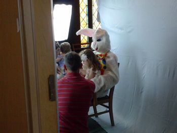 Easter Bunny Posing for Pics Easter Bunny Posing for Pics
